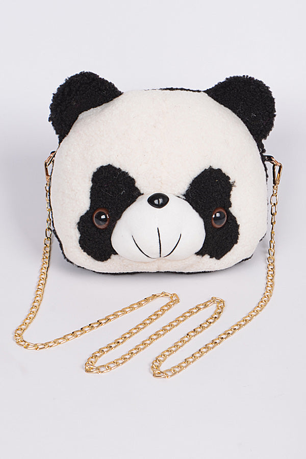 Faux Fur Panda Bag