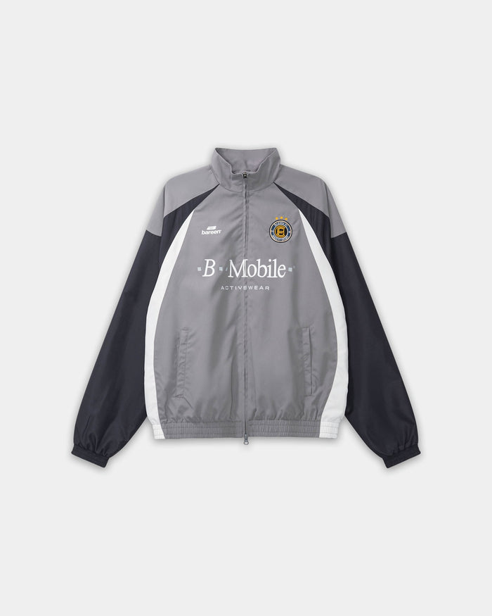 Football Track Jacket, Women - Grey