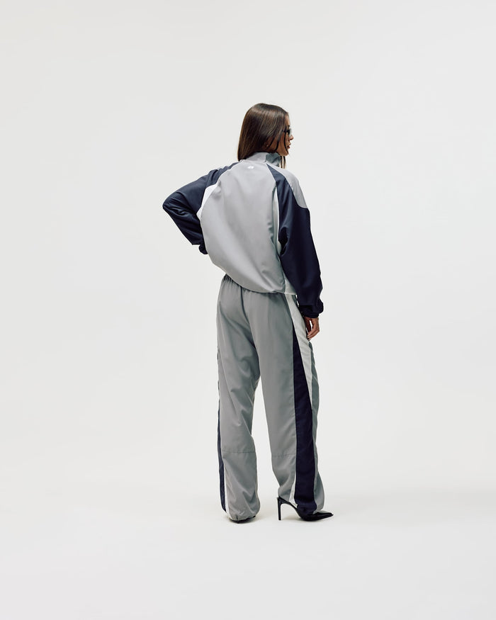 Football Track Jacket, Women - Grey