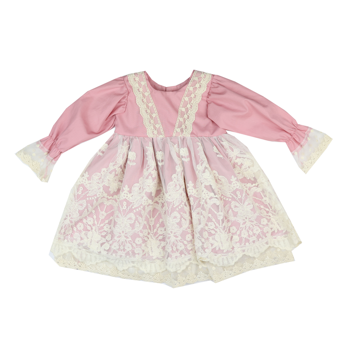 Frilly Frocks Rose Girl Dress for Infants & Toddlers
