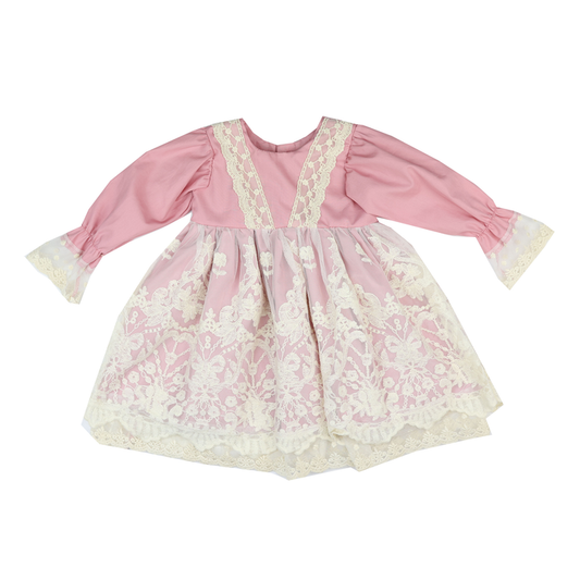 Frilly Frocks Rose Girl Dress for Infants & Toddlers
