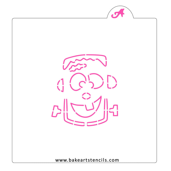 Funny Frankenstein PYO Stencil bakeartstencils