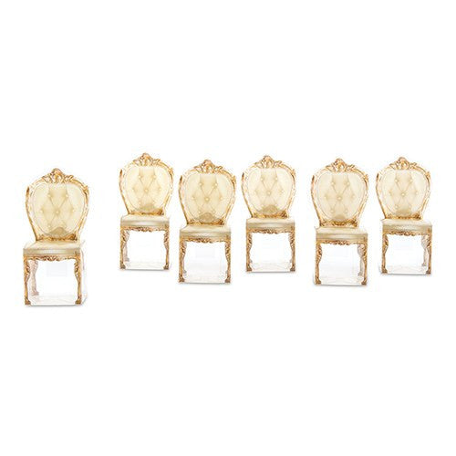 Gold Chair Wedding Party Favor Boxes