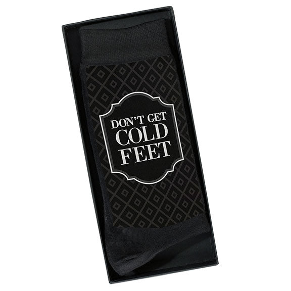 Grooms Don't Get Cold Feet Socks