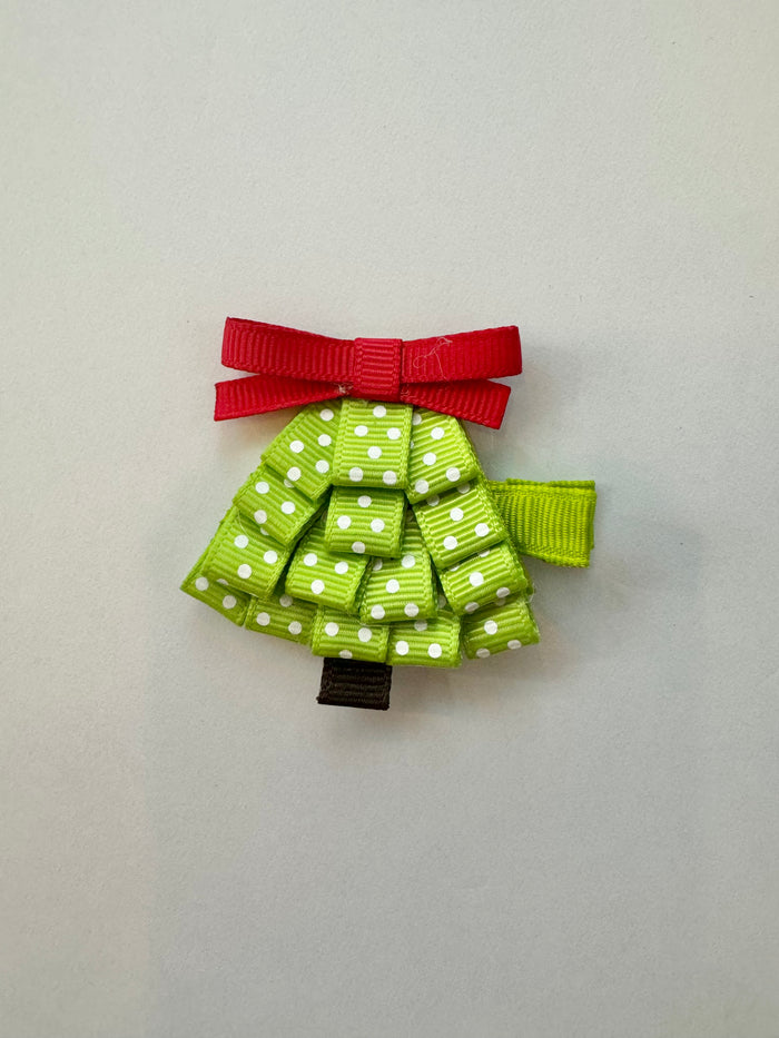 Hair Clip - Christmas Tree Swiss