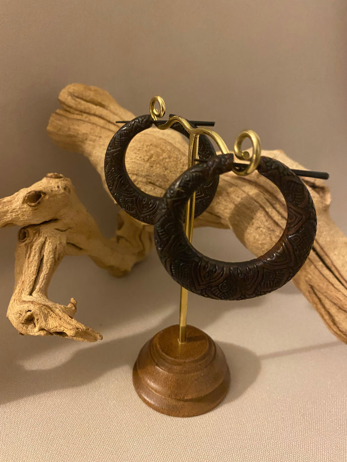 Wooden Earring CC517