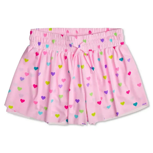 Iscream - Butterfly Athletic Shorts - Hearts Confetti