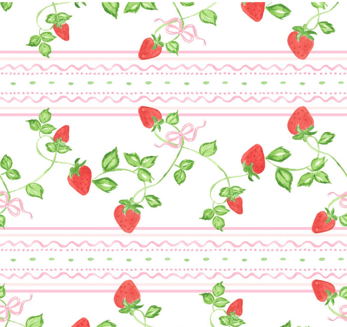 James and Lottie - Frannie Banded Short Set - Berry Sweet