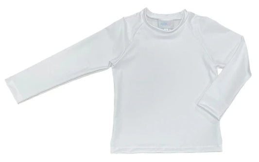 James and Lottie - Sammy Rash Guard - White