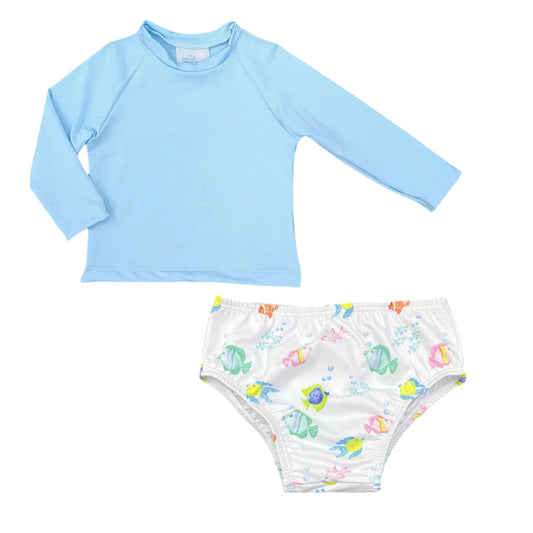 James and Lottie - Sammy Rash Guard Set - OFishally Summer