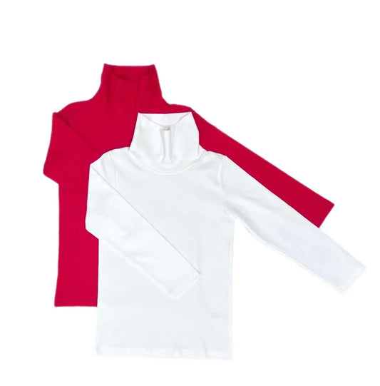James and Lottie - Teagan Turtleneck - White