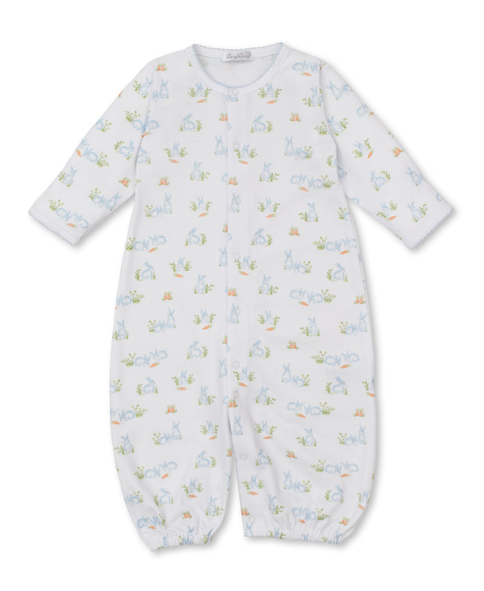Kissy Kissy - Converter Gown - Baby Bunny Patch Blue