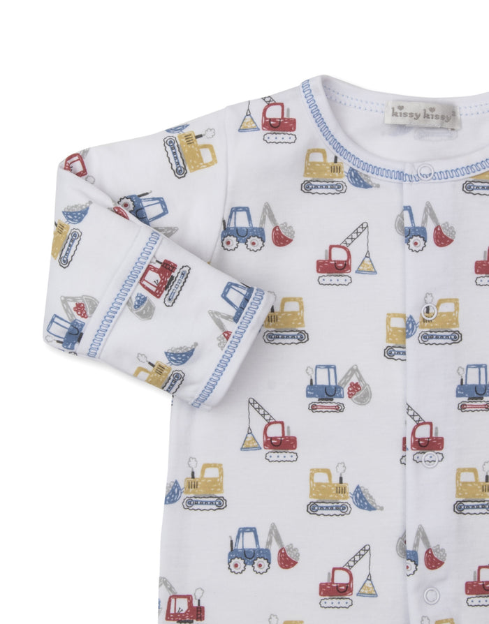 Kissy Kissy - Footie - Construction Diggers