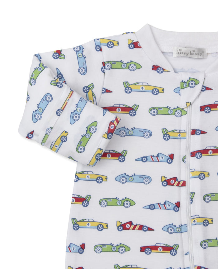 Kissy Kissy - Footie with Zipper - PJ’s Speedway