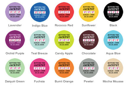 Las Vegas Gumball Machine Stickers (Pack of 36)