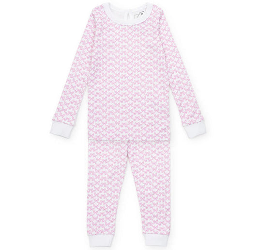 Lila and Hayes - Ava Pajama Set - Pretty Pink Bows