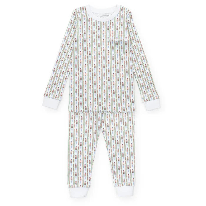 Lila and Hayes - Bradford Pajama Set - Nutcracker Stripe