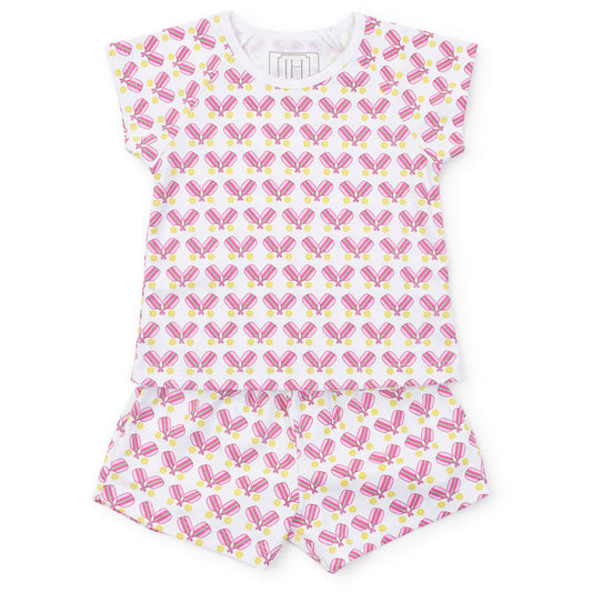Lila and Hayes - Emery Short Set - Pickleball Pink
