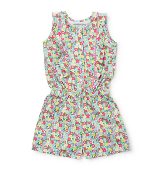 Lila and Hayes Arboretum Floral Lola Romper
