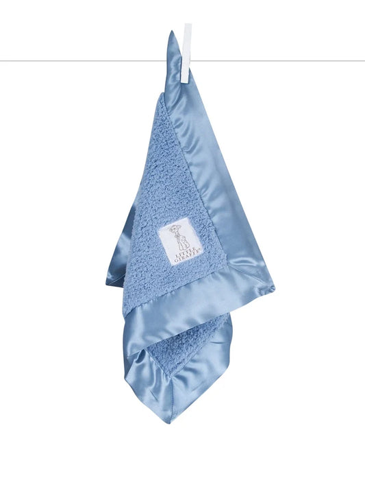 Little Giraffe - Chenille Blanky - Cornflower