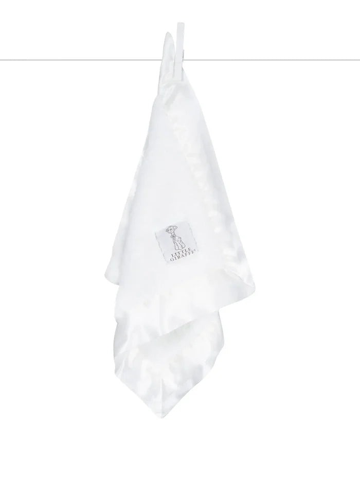 Little Giraffe - Chenille Blanky - White