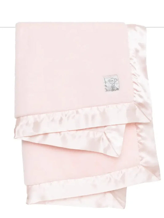 Little Giraffe - Posh Mink Baby Blanket - Pink
