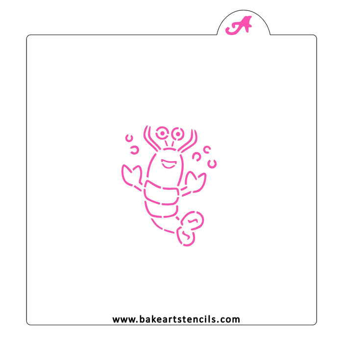 Lobster PYO Cookie Stencil bakeartstencil