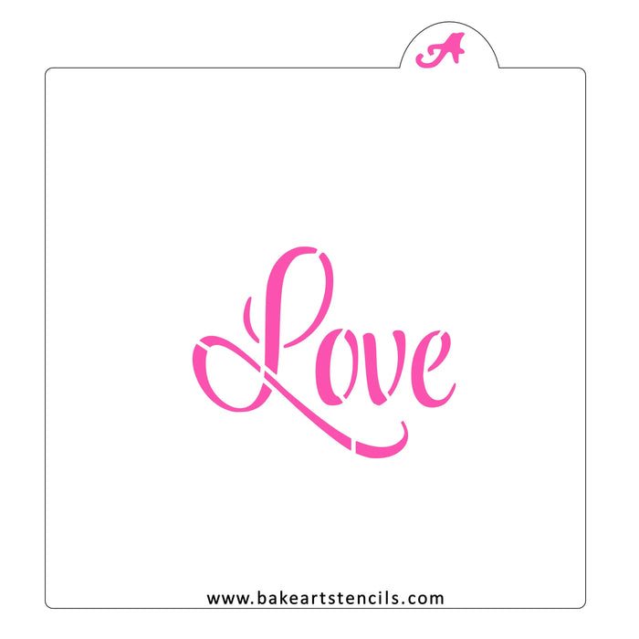 Love Cookie Cutter/Stencil bakeartstencil