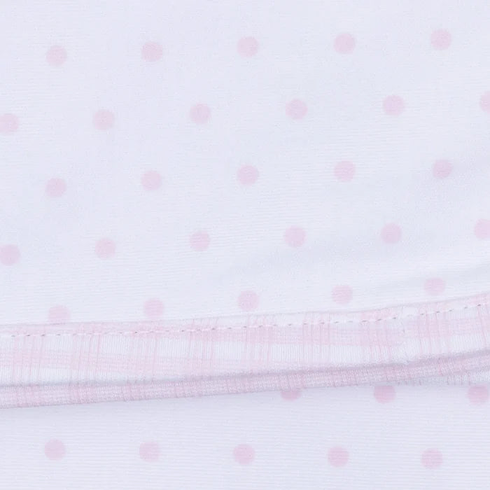 Magnolia Baby - Converter Gown - Gingham Dots Pink