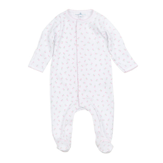 Magnolia Baby - Footie - Juliette’s Classics Pink
