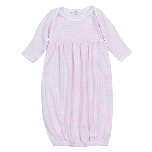 Magnolia Baby - Gathered Gown - Peek-A-Boo Wishes Pink