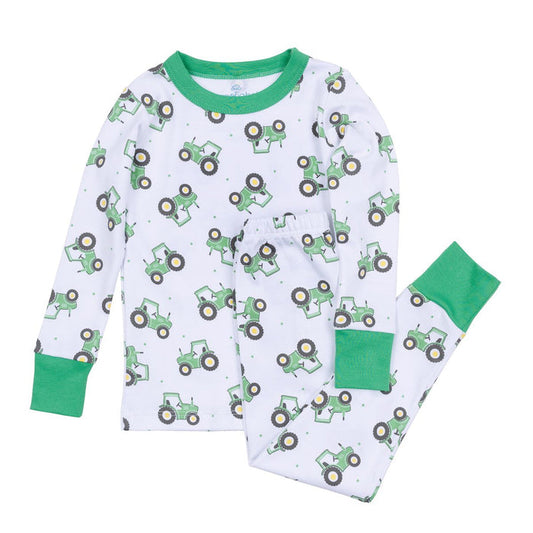 Magnolia Baby - Pajama Set - Little Green Tractor