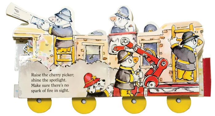 Mini Wheels: Firetruck (Board Book)