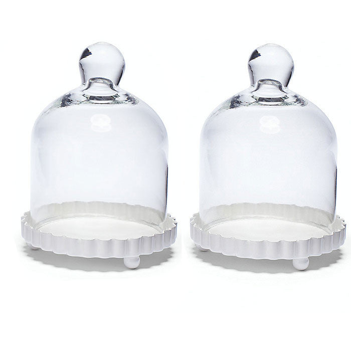 Mini Glass Bell Jar with Base
