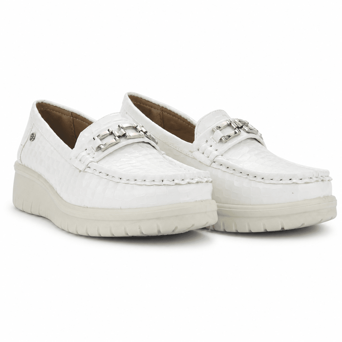 Mocasin Blanco Mujer Casual Chalada Rioja Chalada