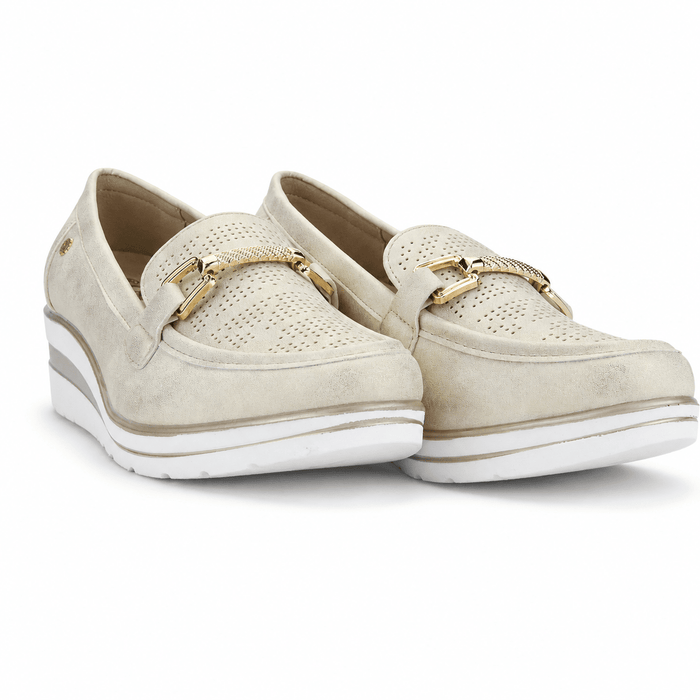 Mocasin Dorado Mujer Casual Chalada Zlat Chalada