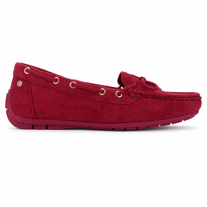 Mocasin Rojo Mujer Casual Chalada Nautico Chalada