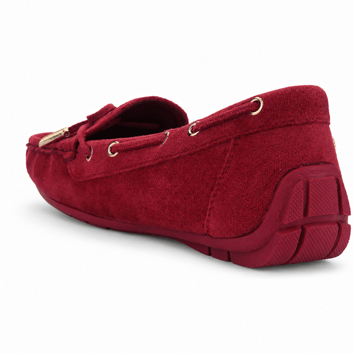 Mocasin Rojo Mujer Casual Chalada Nautico Chalada