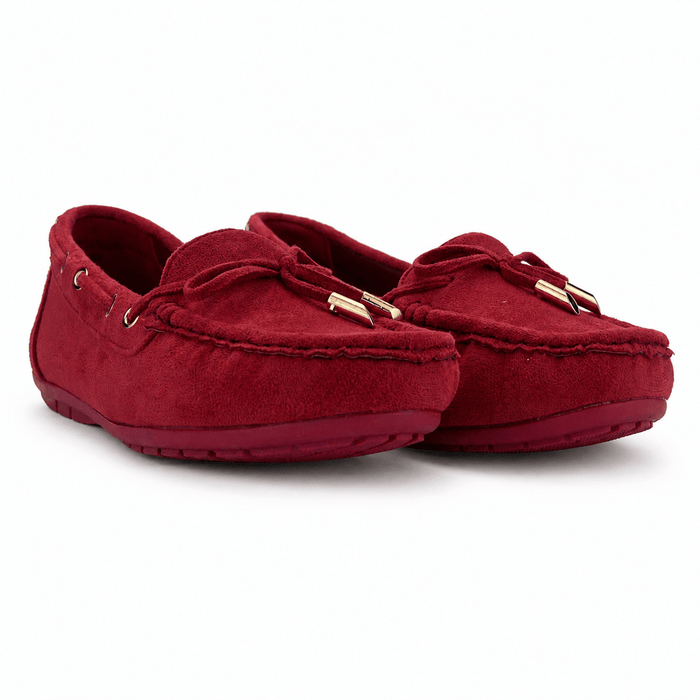 Mocasin Rojo Mujer Casual Chalada Nautico Chalada