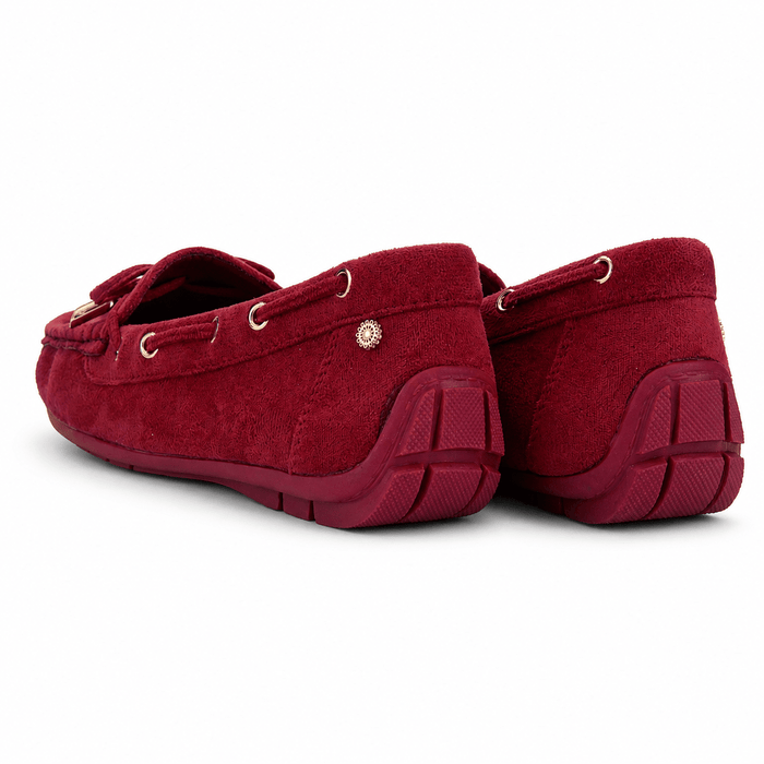 Mocasin Rojo Mujer Casual Chalada Nautico Chalada