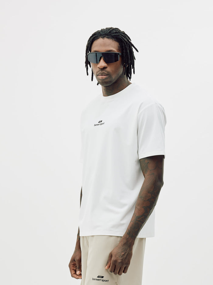 Monogram Sports Tee, Men - White
