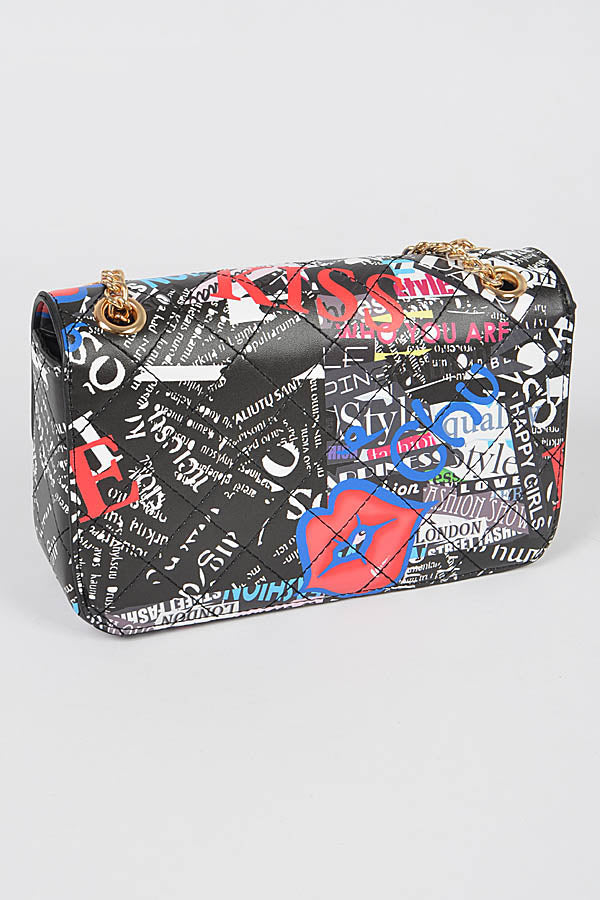 Multi Letter Quilted