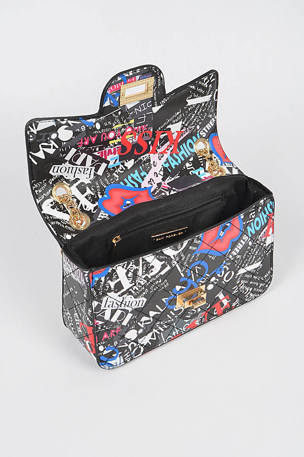 Multi Letter Quilted