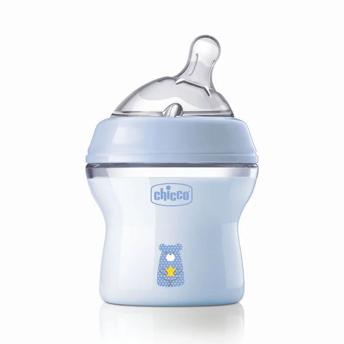 Natural Feeling Slow Flow Baby Bottle 0M+ 150ml Blue