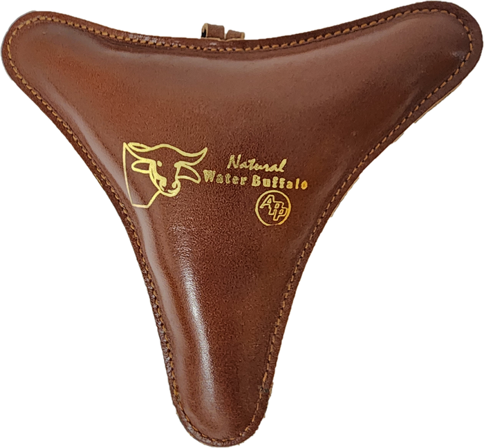 Natural Leather Dog Toy Triangle – Water Buffalo Chew Toy with Coconut Fiber | Heavy Duty, Eco-Friendly, Durable