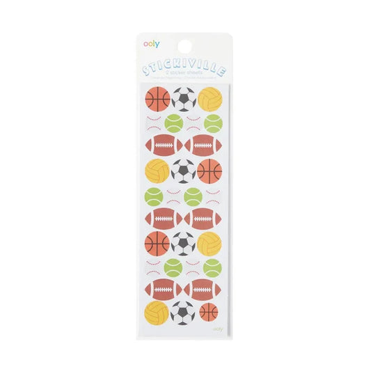 Ooly - Sticker Sheet - Sports Balls