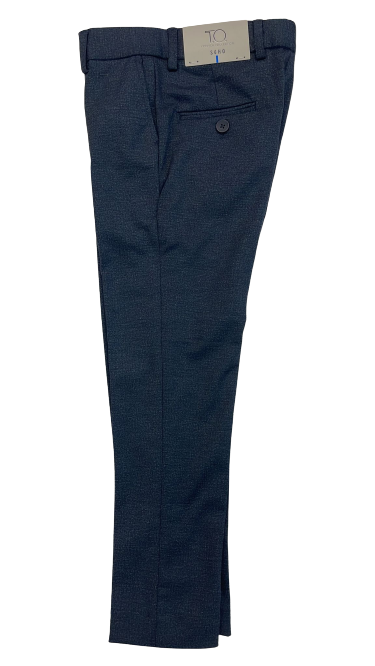 pants stretch slim thin - navy fancy