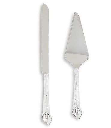 The Calla Lily Wedding Cake Serving Set
