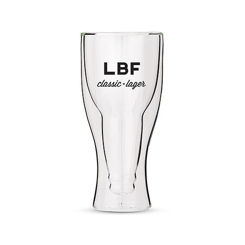 Personalized Double Walled Pilsner Pint Glass