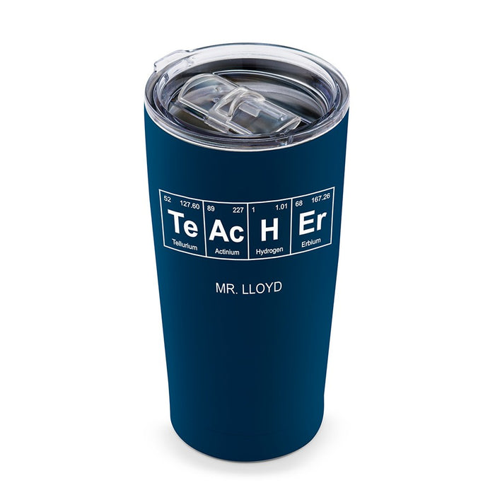 Personalized Periodic Table Teacher Print Travel Mug